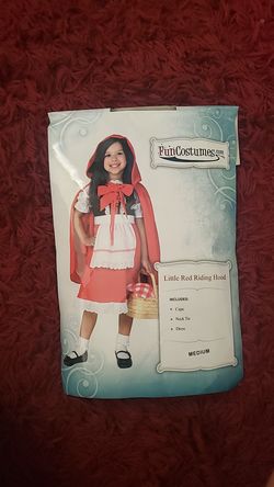 Little red riding hood Halloween costume medium toddler