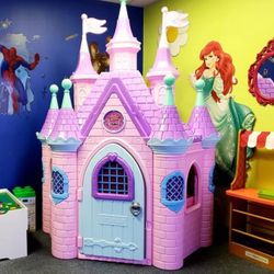 FEBER - Super Palace for Princesses, Playhouse, Garden Toy Pink, Purple, Blie