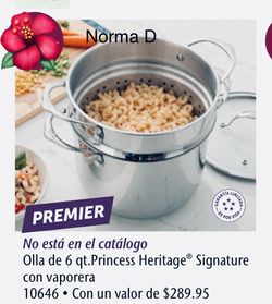Olla Vaporera de 6 qts clásica nueva en su caja 🌺 princess house 🌺
