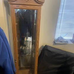 4 Shelf Curio With Glass