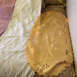 Beautiful Vintage Runner Table Cloth $5 Each 