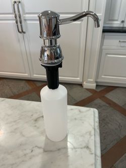 Soap dispenser for sink