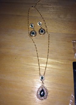 Set oro laminado 14 k
