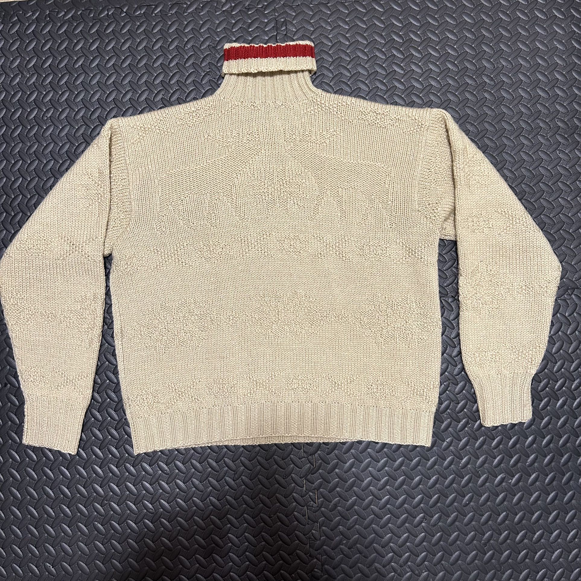 VTG Polo Ralph Lauren Hand Large Knit Wool Cream Turtleneck Sweater Moose  XMas for Sale in Alsip, IL - OfferUp