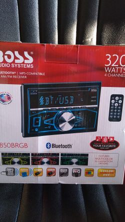 Boss Double Din USB Bluetooth Aux & CD