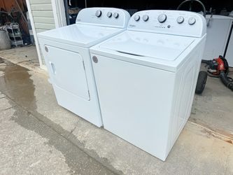 FREE DELIVERY AND INSTALL ON THIS WHIRLPOOL WASHER AND DRIER WORKING PERFECT!!
