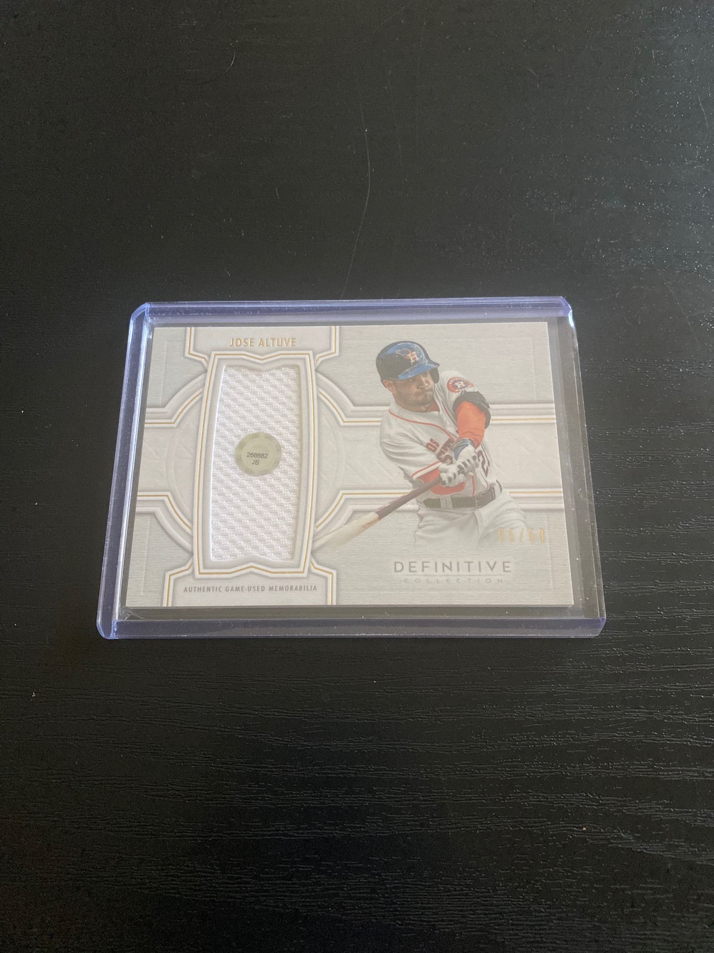 Jose Altuve Jumbo Patch Baseball Card- Houston Astros