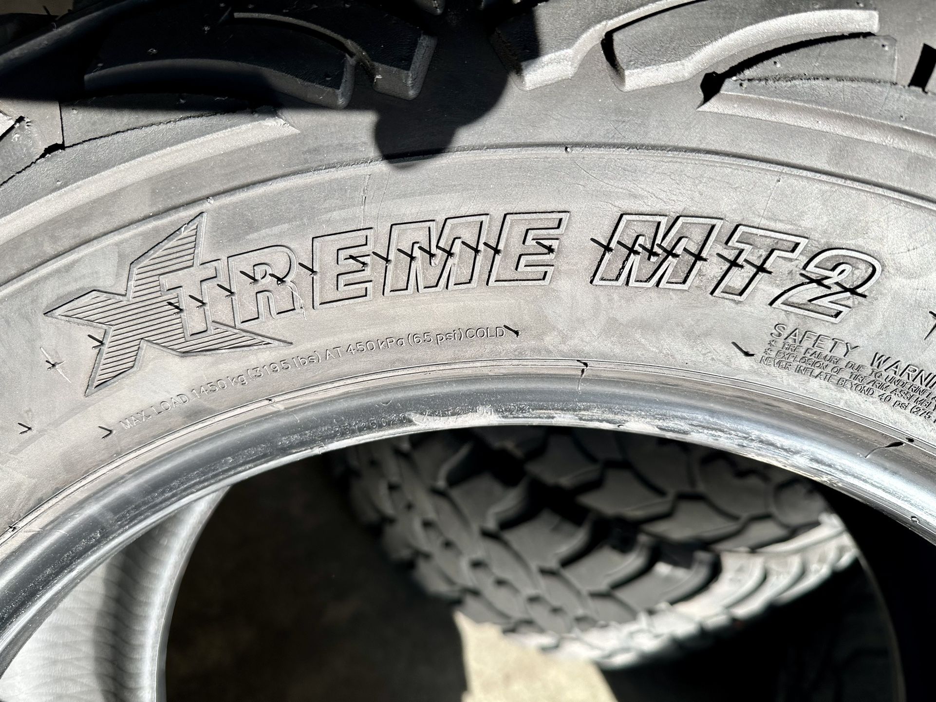 Tires (35s) - $175/Best offer- Xtreme MT2 Pro Comp - 35/12.50/R20 - Set Of 4