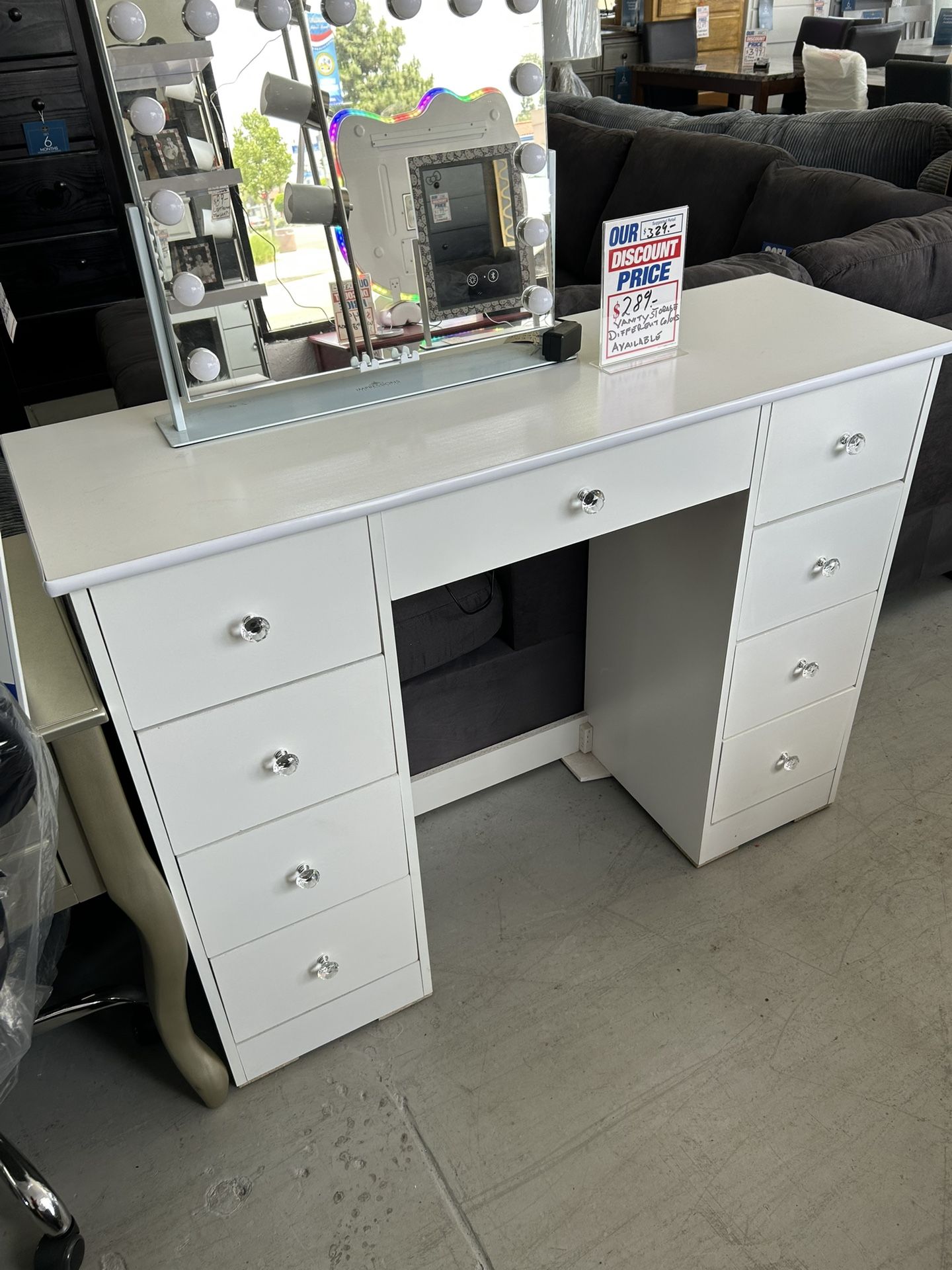 Vanity Desk Available In Different Colors