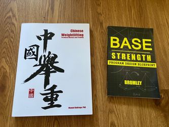 Two weightlifting books (Chinese weightlifting & base strength)