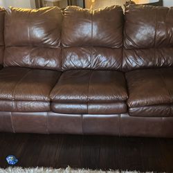 Leather Couch 