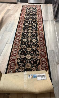 Nourison Home Nourison 2000 Multicolor 2017 Indoor Runner - Traditional Hand Tufted Runner Made of New Zealand Wool & Silk