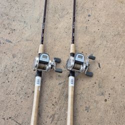 Abu Garcia Reel/Braid/Okuma Rods...200.00 Each