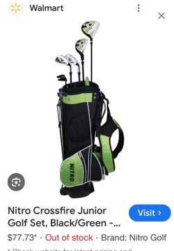 Kids Golf Set Junior Golf  crossfire junior golf set 6-10 Years 