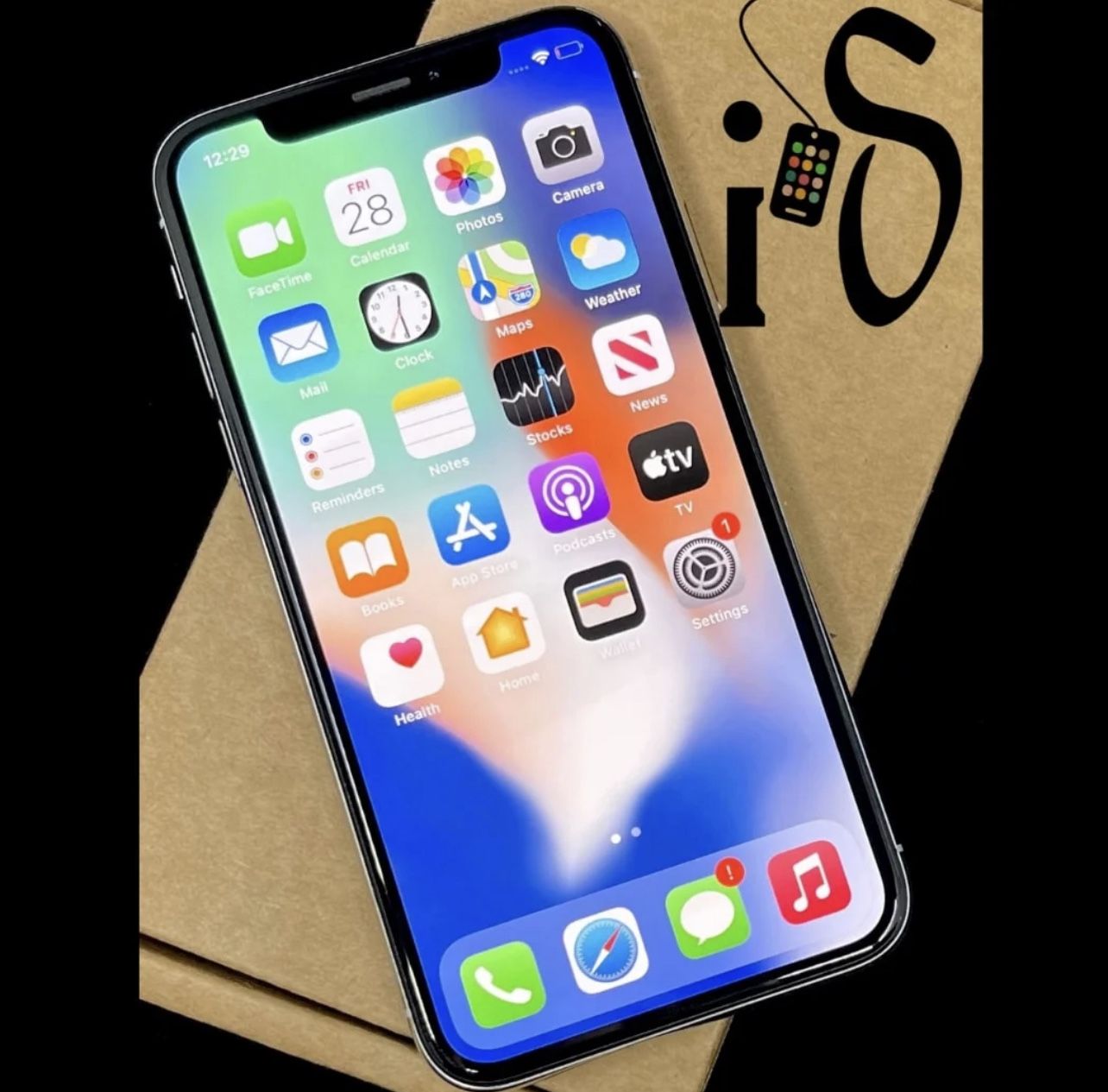  iPhone X 64GB Silver Unlocked