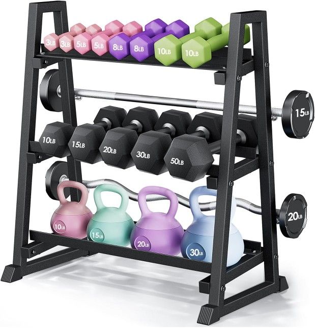 NEW - Dumbbells Rack - 3 Tiers