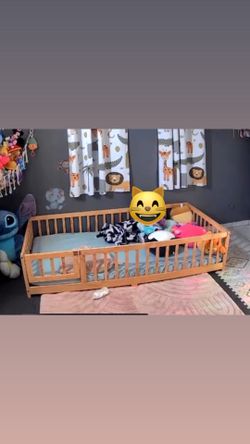 Bed Frame For Twin Floor Bed (no Door)