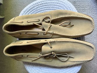 Men’s Santoni Suede Driving Shoes 