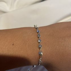 7-9” Adjustable 925 Sterling Silver Bracelet 