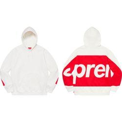 White Supreme Hoodie ( Big Logo Sweatshirt )  Size M SS21