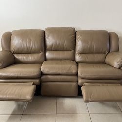 Leather Sofa (no Smoke/pets)