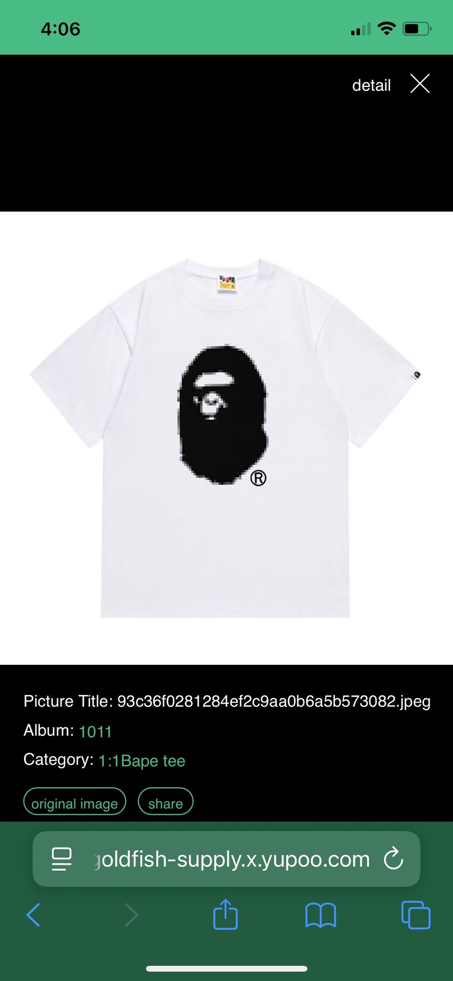 bape tee shirt