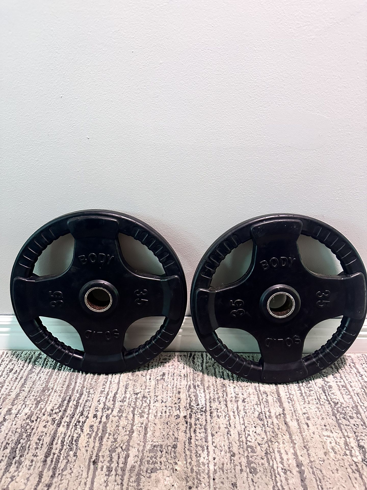 Body Solid Rubber Plates