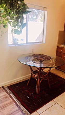 Gorgeous Rattan Dining Table
