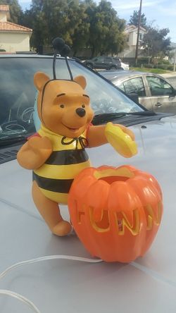 Vintage the papar magic pooh lamp