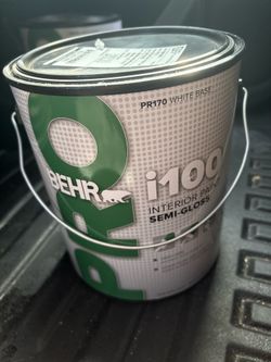 2 New BEHR white interior semi-gloss