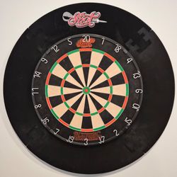SHOT dart system.  Board and set of SHOT darts