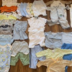 Over 60 Pieces Of Baby Clothing