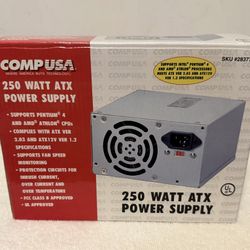 Comp USA Computer 250 Watt ATX Power Supply