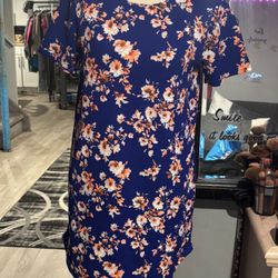 BooHoo Floral Midi Dress 
