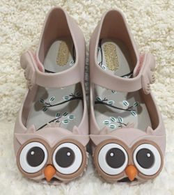 Mini Melissa Owls Size 8 New