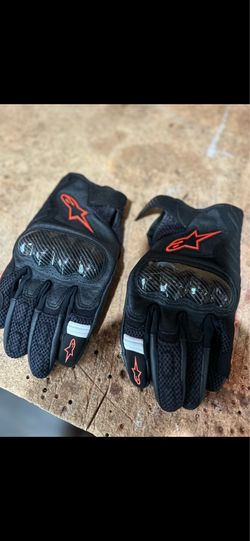 Alpinestar SMX 1 V2 size large  gloves motorcycle streetbike