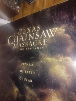 6ft X 4ft Texas Chainsaw Display