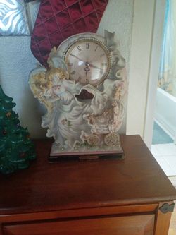 SOLTANO Collection Angel And Baby Clock 