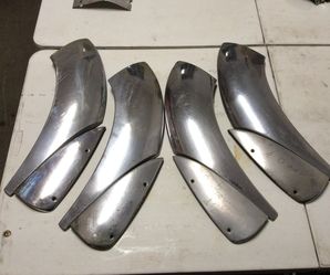 53 54 belair 4 door gravel guards