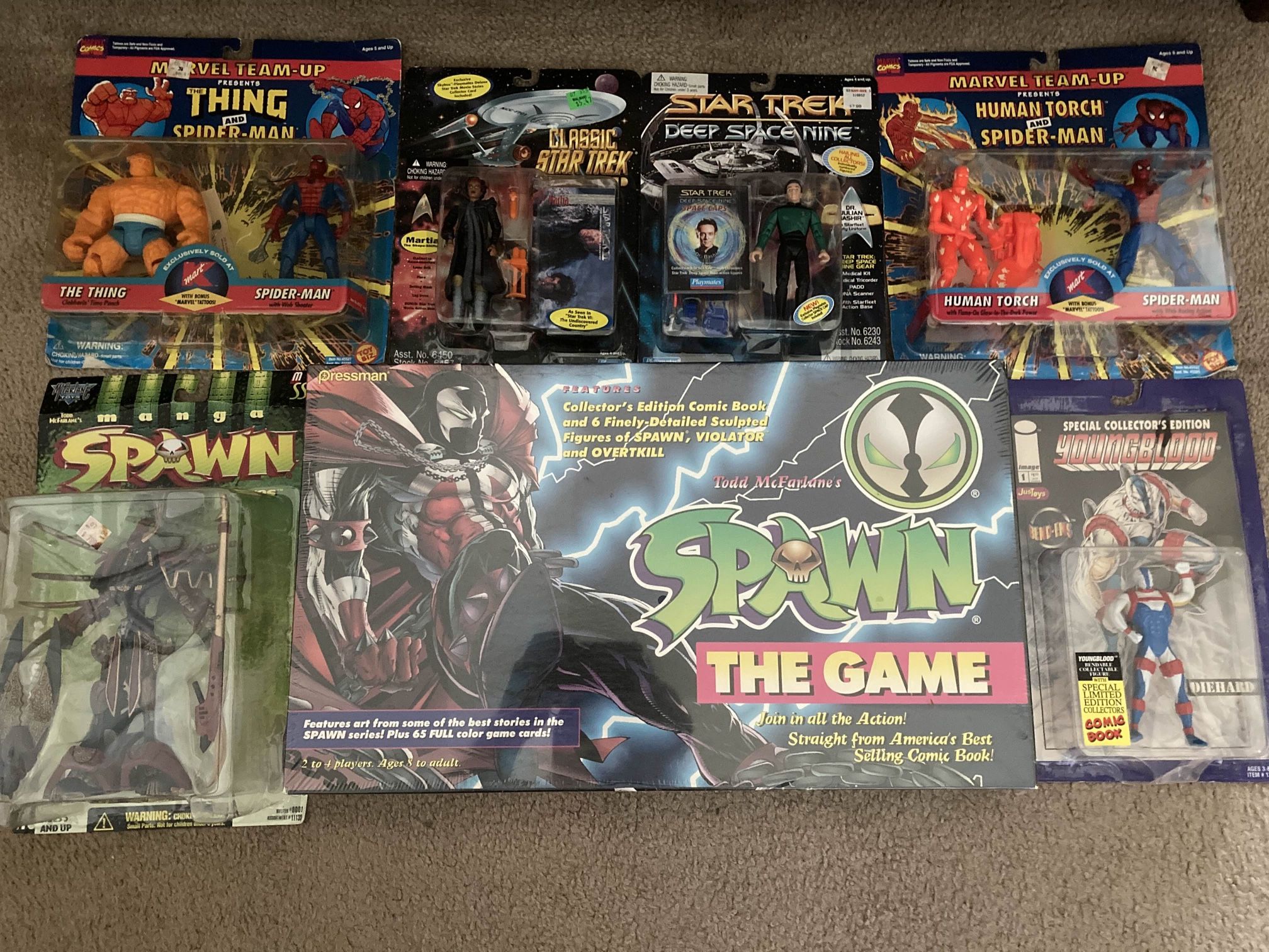 Collection Of Action Figures