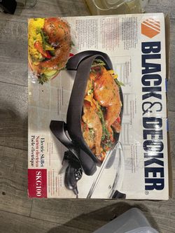 Black & Decker 12" Inch Electric Skillet with Glass Lid