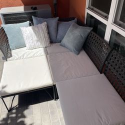 KUDDARNA Seat pad, outdoor, gray, 24 3/8x24 3/8 - IKEA