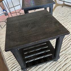 Ashley Furniture! Two Wooden And Tables