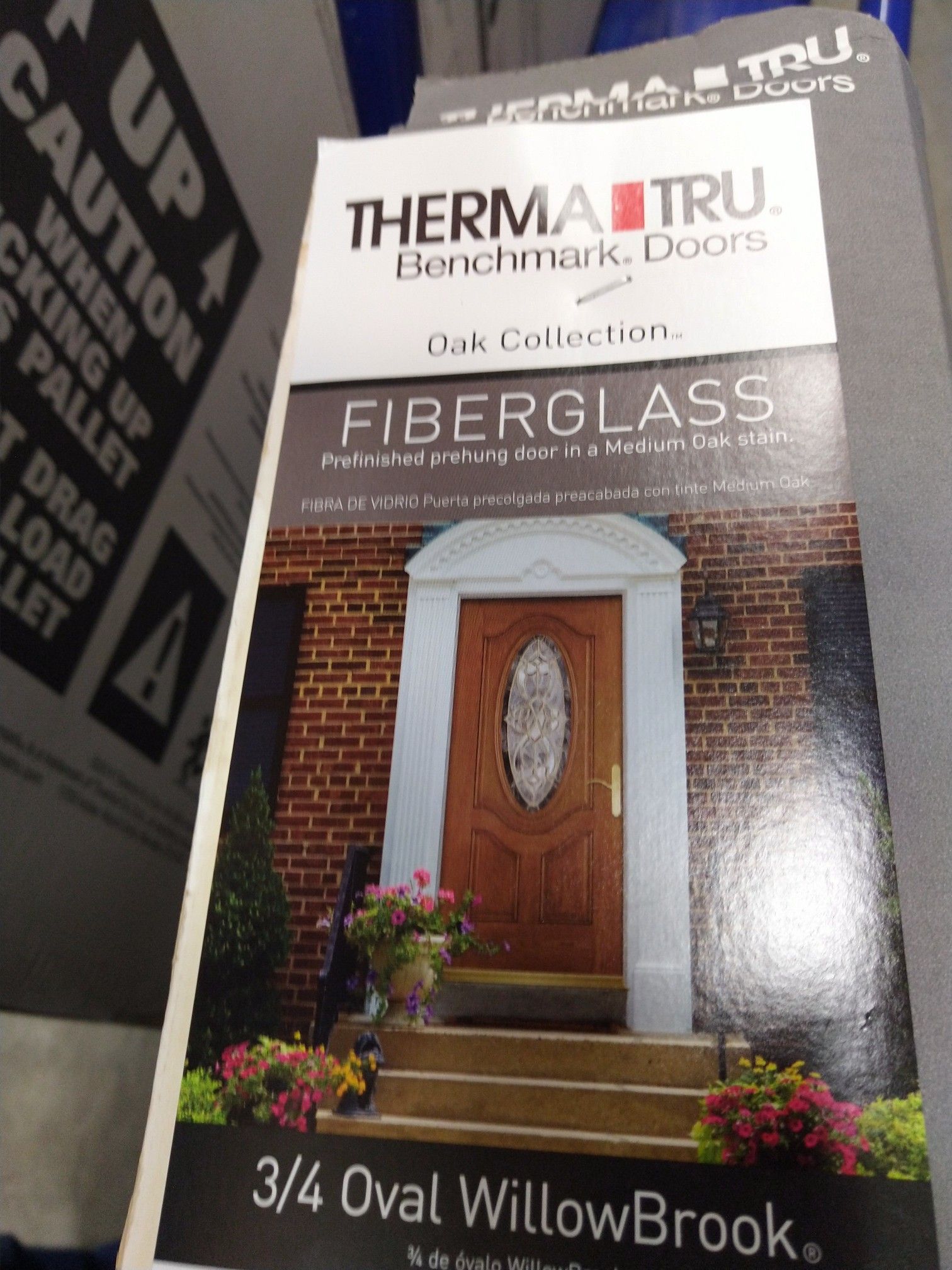 ThermaTru 3/4 Oval Fiberglass door 36x80