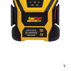 Everstart Jump Starter + air Pump 