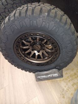 17x9 Lock Rims 6 Lug 6x139 6x5.5 On New Tires 33 1250 17