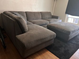 Grey sectional