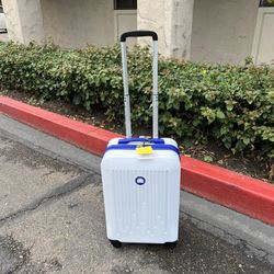 Luggage - White Delsey Paris Hardcase Carry-on Expandable Spinner
