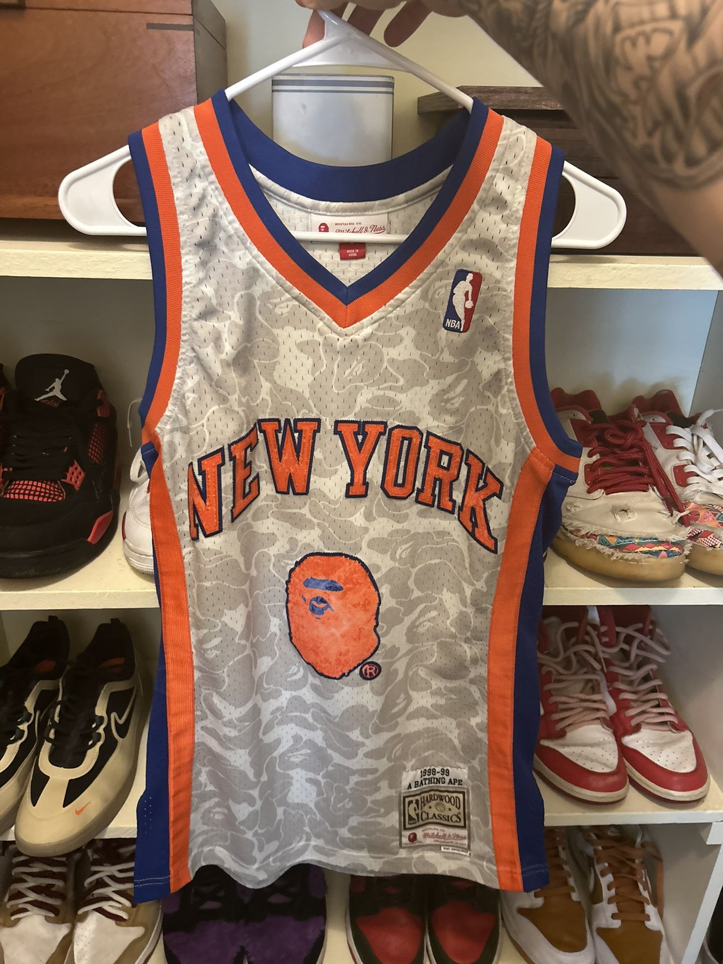 Mitchell And Ness Bathing Ape Jersey 