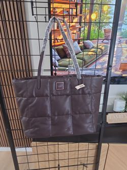 Victoria's Secret Quilted Puffer Tote Bag